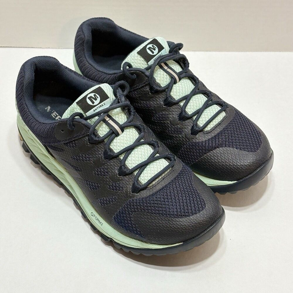 Merrell Antora 2 Womens Navy Jade Athletic Shoes 8.5 Gorpcore